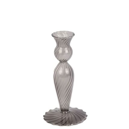 Present Time Kaarshouder Swirl glas Zwart
