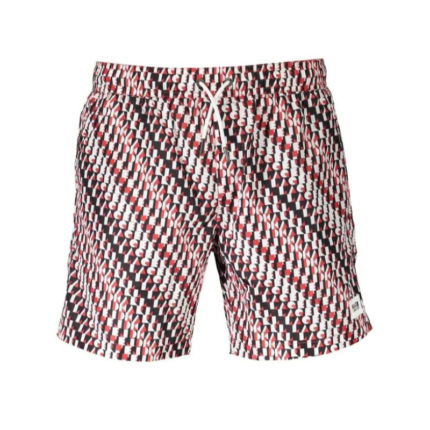 KARL LAGERFELD Zwemshorts Rood&Zwart