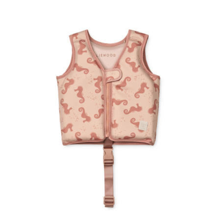 Liewood Dove Swim Vest – Seahorse / Apple Blossom  Kinder zwemvest