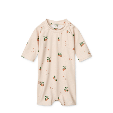 Liewood Thor Baby Swim Jumpsuit- Zwempak Peach / Sea shell