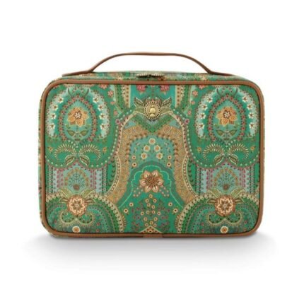 Pip Studio Casey Beauty Case Jabali Green 27x10x19cm