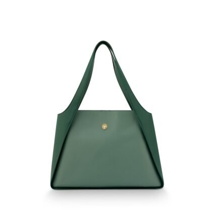 Pip Studio Filou Shoulderbag - Schoudertas - Large Green - 40x15.5x48cm