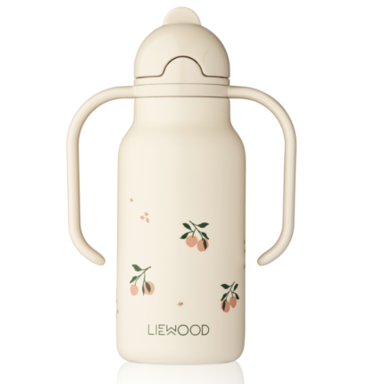 Liewood Kimmie Printed Bottle 250 Ml Peach / Sea shell