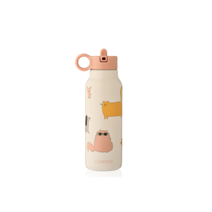 Liewood Falk Water Bottle 350 ml Cats and Dogs / Sandy