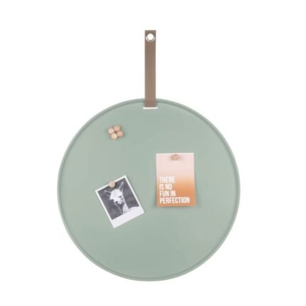 Present Time Memo Board Perky Iron Grayed Jade