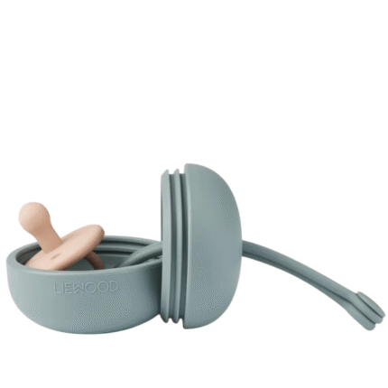 Liewood Philip pacifier box - Fopspeen Opbergdoos - Dove blue