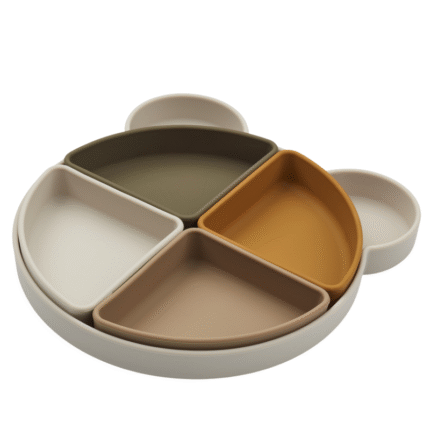 Liewood – Arne Divider Plate – Kinderbord – Mr Bear – Sandy Multi Mix