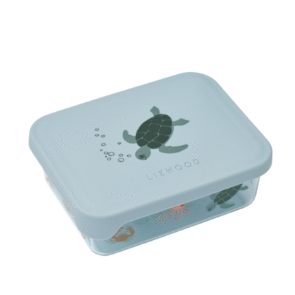Liewood – Ako Tritan Snack Box – Kinderbroodtrommel – Sea Creature / Sandy