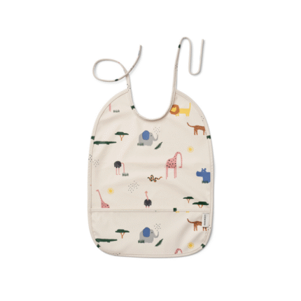 Liewood Lai Bib - Lange Baby Slab - Safari Sandy Mix