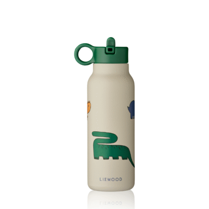 Liewood – Falk Water Bottle – Kinderdrinkfles – Dinosaurs / Mist – 350 ml