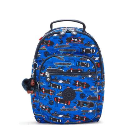 Kipling SEOUL Rugzak, 14 Liter - New Scate Prt S Blue