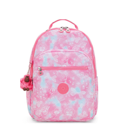 Kipling Seoul Laptop Rugzak 15 inch - Schoolrugzak Rugzak 27 Liter  - Garden Clouds