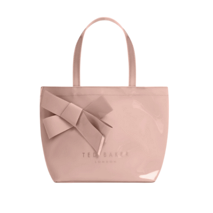 Ted Baker Knot Bow Vinyl Icon Tote Bag NIKICON  H25cm x D12cm