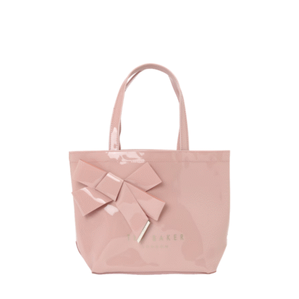 Ted Baker Knot Bow Vinyl Icon Tote Bag NIKICON  H25cm x D12cm