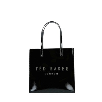 Ted Baker Shopper Bag Crinkon Crinkle Icon Black zwart