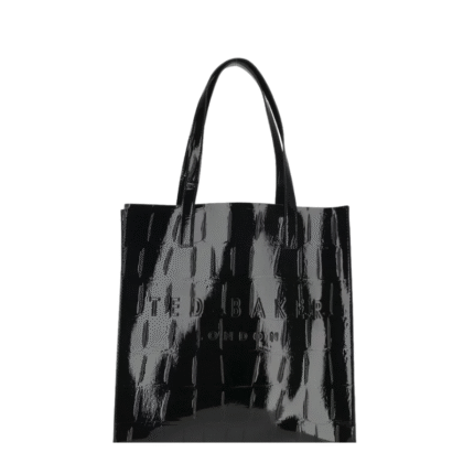 Ted Baker Shopper Bag Reptcon Croc Effect Icon Bag Jet - Black zwart S