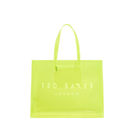 Ted Baker shopper schoudertas Sheakon Transparent Icon Bag Brt - Yellow neongeel