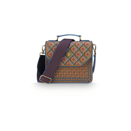 Pip Studio Frances Cross Body Bag Small Imani Blue 19x7x17.5cm