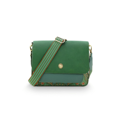 Pip Studio Fenna Cross Body Bag Medium Jabali Green 25x7x20cm