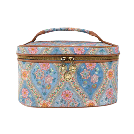 Pip Studio Cleo Make-up Tasje – Ornamento – Blauw - 26x16x16cm