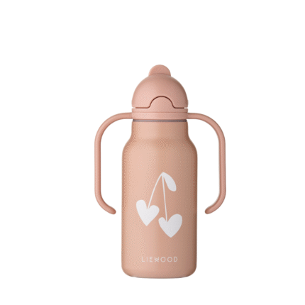 Liewood Kimmie Water Bottle – Kinderdrinkfles – 250 ml - Sweethearts / Pale tuscany