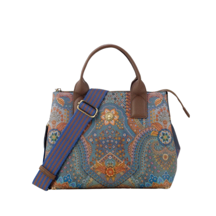 Pip Studio Fia Handbag Medium - Jabali Blue - 26.5x14x22cm