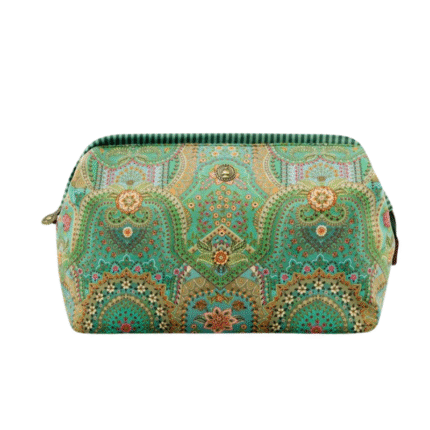 Pip Studio Cooper Make – up Tas Purse Extra Large - Jabali Green - 30x13.8x20.7cm