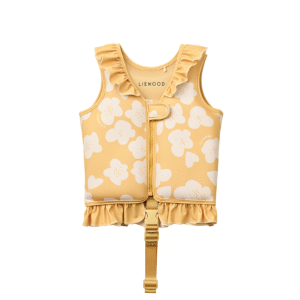 Liewood Dove Swim Vest - Zwemvest -  Flower / Lemon yellow