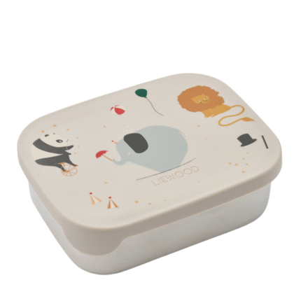 Liewood – Arthur Printed Lunchbox – Kinderlunchtrommel – Circus / Sandy – 900 ml