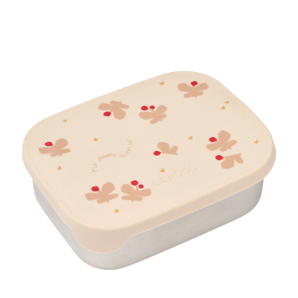 Liewood - Arthur Printed Lunchbox - Kinderlunchtrommel - Butterfly / Apple blossom - 900 ml