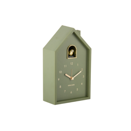 Karlsson Wekker Moderne Koekoek Oro - Alarm Clock - Groen