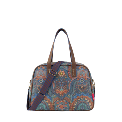 Pip Studio Tovy Weekend Bag Small Jabali - Reistas - Blauw - 40x15x30cm