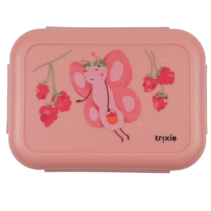 Trixie Lunchbox met clips –Fruit fairy Mrs. Butterfly