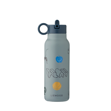 Liewood Falk Water Bottle - Kinderdrinkfles - Play / Dusty Peppermint - 350ml
