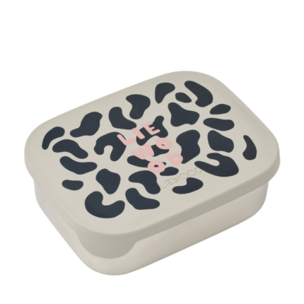 Liewood - Arthur Printed Lunchbox - Mega leo Mist - 900 ml