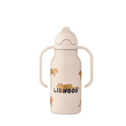 Liewood Kimmie Water Bottle – Kinderdrinkfles - Tiger / Sandy - 250 ml