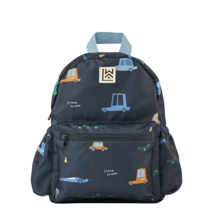 Liewood Andreas Backpack - Kinder Rugzak 5,5 Liter - Cars / Classic navy