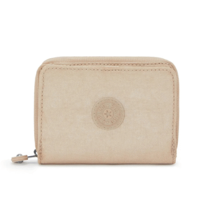 Kipling Money Love RFID Portemonnee - Sparkled Beige - Middelgrote Damesportemonnee